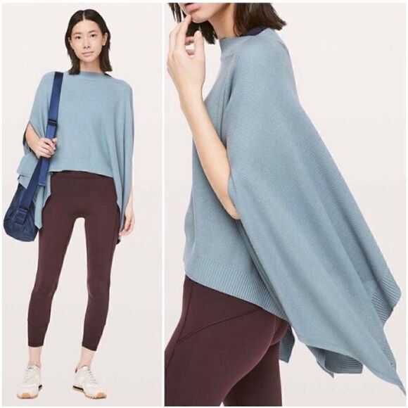Lululemon Yoga Poncho Knit - Picture 1 of 4